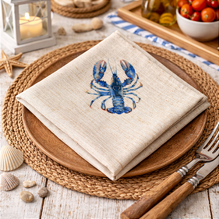 Guardanapo De Lagosta Azul