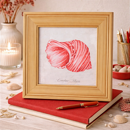 Quadro Concha Vermelha