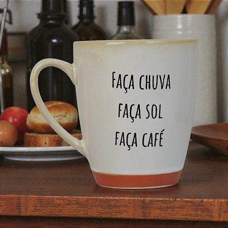 Caneca Grande Faça Chuva Faça Sol