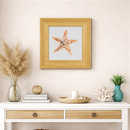 Quadro Estrela Do Mar Bege