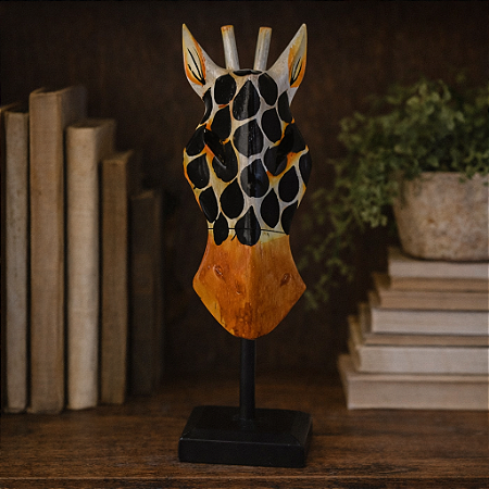 Pedestal Cabeça De Girafa