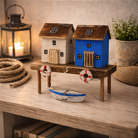 Enfeite Casinhas De Pescador