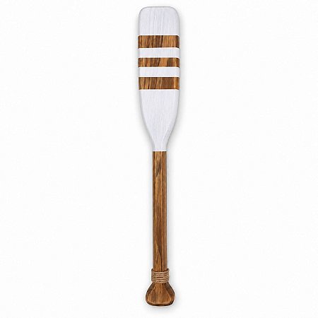 Remo Decorativo Branco com Sisal 57CM