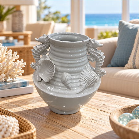 Pote Decorativo Cavalo-Marinho