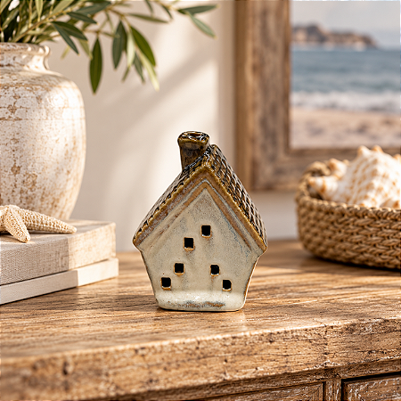 Casinha Decorativa com Chaminé