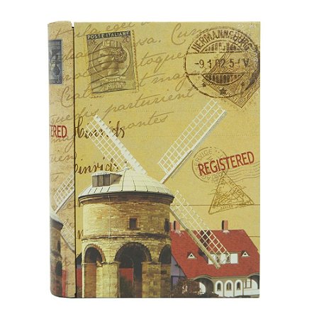 Lata Porta-Objeto Livro Londres