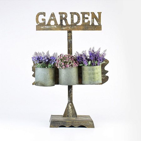 Suporte Seta de Fazenda P/ 3 Vasos