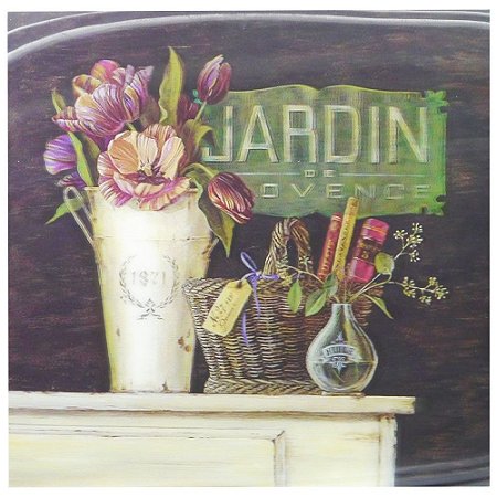 Quadro de Parede 3D Jardim