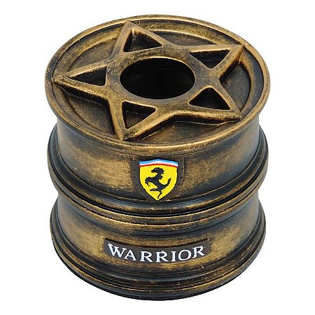 Porta Papel Roda Warrior Dourado