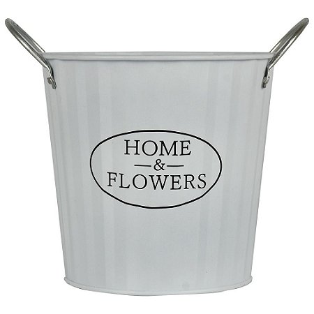 Vaso Branco Home & Flowers