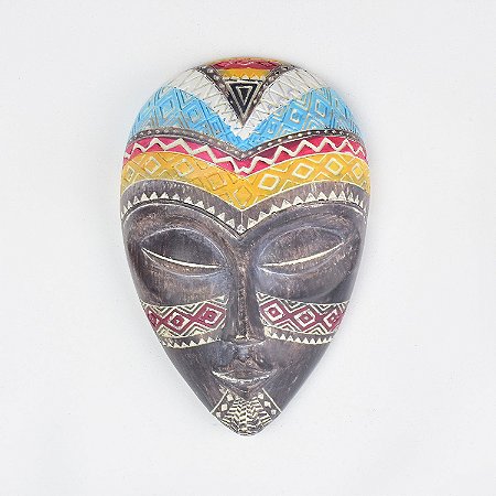 Máscara Africana em Resina Pequeno