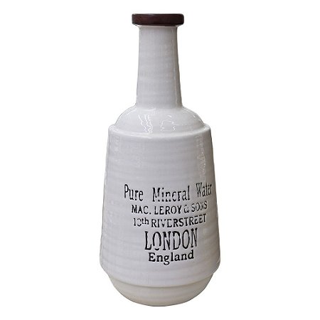 Vaso Garrafa London em Cerâmica