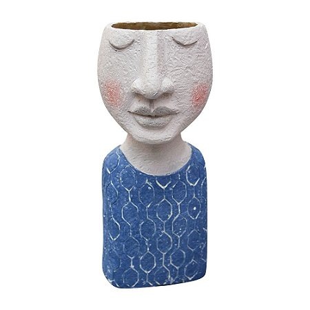 Vaso Busto Azul