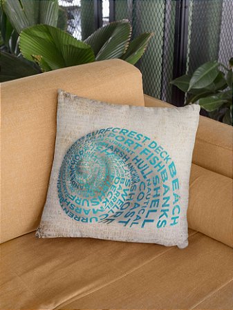 Almofada Náutica Concha Beach 40x40