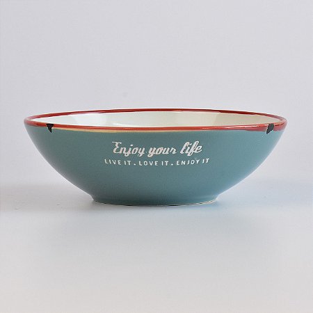 Bowl Enjoy Your Life Verde