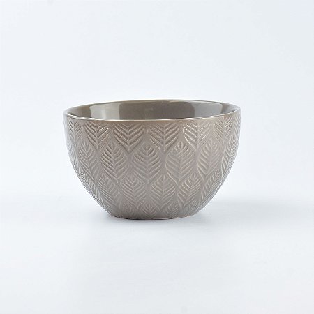 Bowl Lines Marrom em Cerâmica