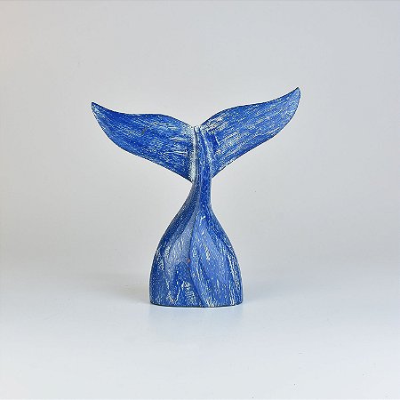 Enfeite Cauda de Baleia Azul P