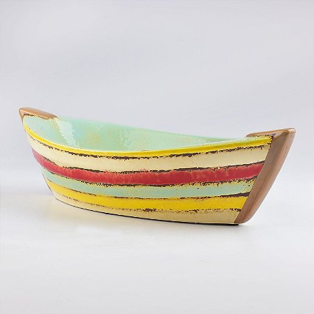 Petisqueira Barco Color em Cerâmica