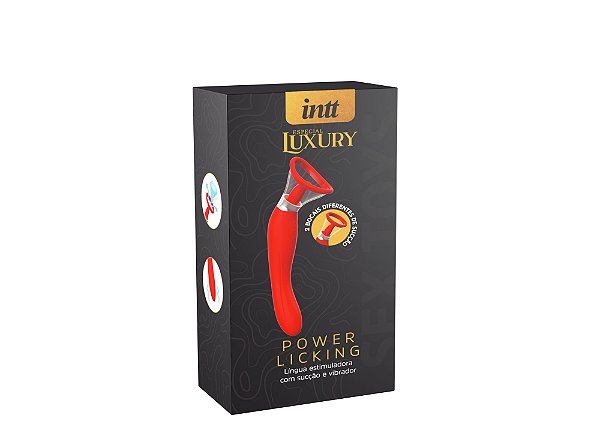 Vibrador de sucção e estimulação Power Licking