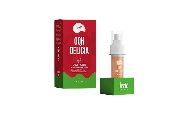 Calda para sexo oral ooh Delicia Morango