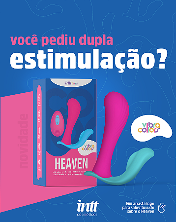 Vibrador multifuncional Heaven com controle remoto