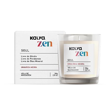 Vela  de Massagem Soul Orquídea Negra