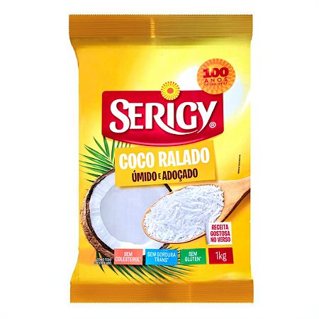 COCO RALADO UMIDO E ADOÇADO 1KG