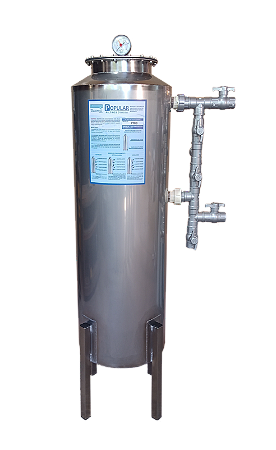 Filtro Central Inox Carvão Ativado 3000 L/h P100.QL-CA