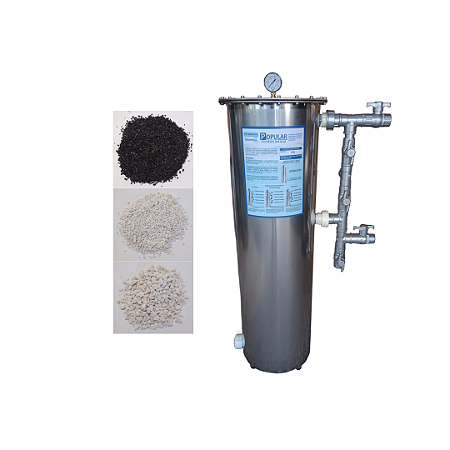 Kit elementos filtrantes para Filtro Central Inox Carvão Ativado 2000 L/h P70-CA P75-CA