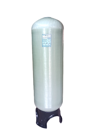 Filtro Central PRFV Zeólita Remoção Ferro e Manganês 10000 L/h P24x72.VR-ZF para Válvula de Topo Roscável