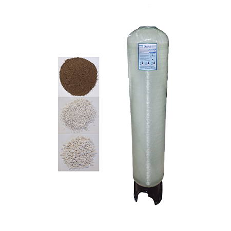 Kit elementos filtrantes para Filtro para Remoção de Ferro e Manganês P18x65-ZF 4000 L/h