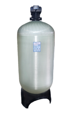 Filtro Central PRFV Carvão Ativado 15000L/h P36x72.VR-CA para Válvula de Topo Roscável