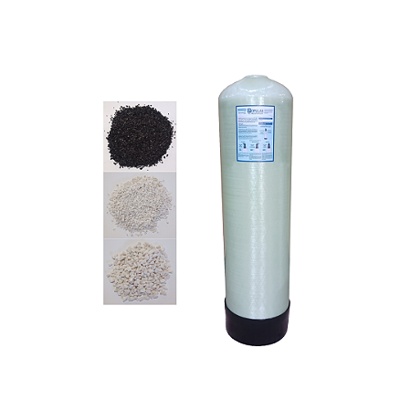Kit elementos filtrantes para Filtro Central PRFV Carvão Ativado 2000L/h P13x54-CA