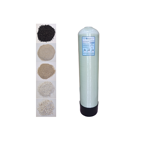 Kit elementos filtrantes para Filtro Central PRFV Residencial 1500L/h P12x48-A