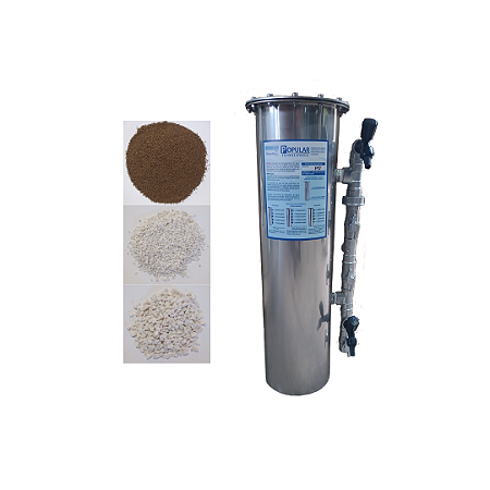 Kit elementos filtrantes para Filtro para Remoção de Ferro e Manganês P17-ZF 800 L/h