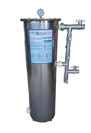 Tanque INOX P70.QL 32mm com Crepinas e Quadro de Registros para Filtro