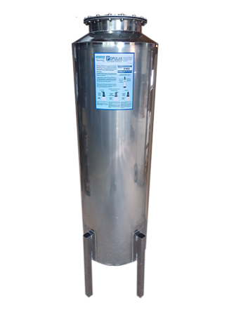 Filtro Central Inox Zeólita Remoção de Ferro e Manganês 4000 L/h P150.VR-ZF para Válvula de Topo Roscável
