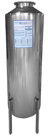 Filtro Central Inox Zeólita Remoção de Ferro e Manganês 5000 L/h P210.VR-ZF para Válvula de Topo Roscável