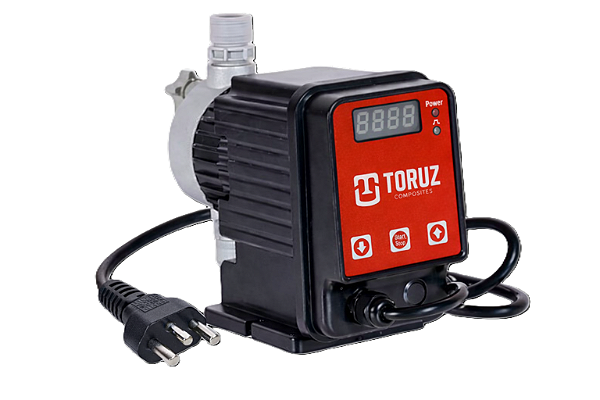 Bomba Dosadora Toruz 0703 Esfera Cerâmica, FPM 3 L/h 220v