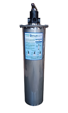 Filtro Central Inox Residencial Sólidos Bactérias 800 L/h P17.VR-S com Válvula