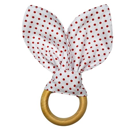 Kit 4 Porta Guardanapos Orelha Coelho Da Pascoa Poa Branco Maison Charlo Mesa Posta