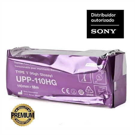 Papel Sony UPP-110HG Tipo V: High Glossy 110 mm x 18 m