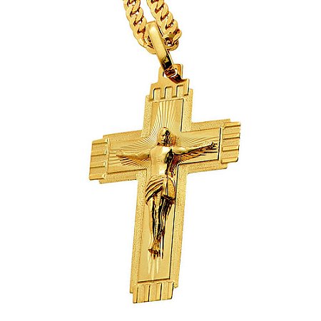 Pingente Ouro Crucifixo