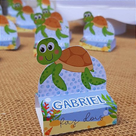 Caixinha para Bis duplo Fundo do Mar