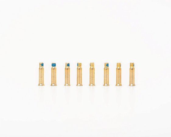 Parafusos Para Rodas De Patins Inline - Dourado (8 unidades)