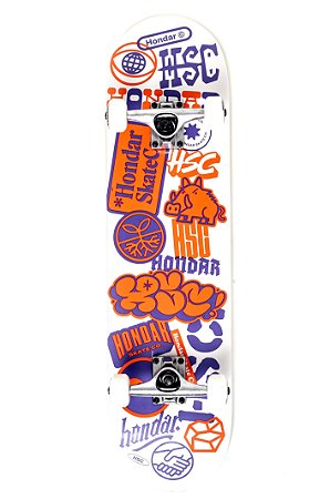 Skate HSC Profissional - Sticker Purple