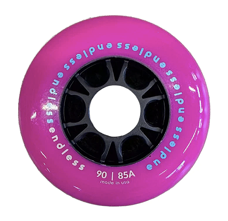 1 Roda Endless 90mm 85a / pink neon (unidade)