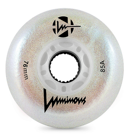 1 Roda Luminous 76mm Pérola - (Unidade)