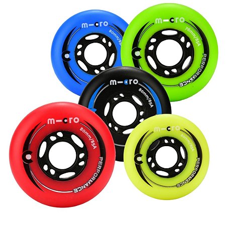 4 Rodas Micro Performance 80mm / 85a - (5 cores)