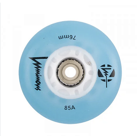 1 Roda LED Luminous 76mm 85A - AZUL (Unidade)